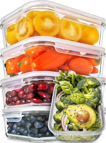 Envases Vidrio Preparación Comida 29 Oz 5u. 0