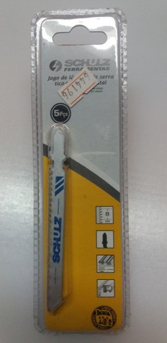 Hojas De Caladora Corte Metal 8 Dientes Schulz 5uds Herracor 0