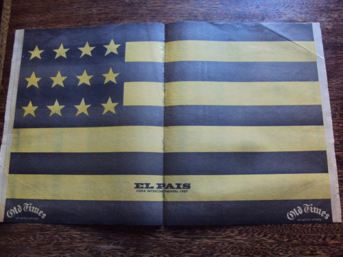 Poster Peñarol Intercontinental 1987  Old Times 1
