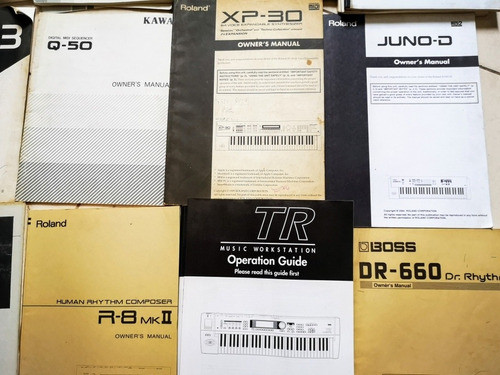 Manuales Originales De Teclados Y Sientes Korg Roland Kawai 0