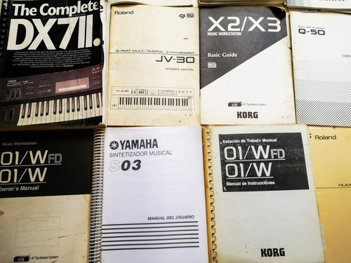 Manuales Originales De Teclados Y Sientes Korg Roland Kawai 1