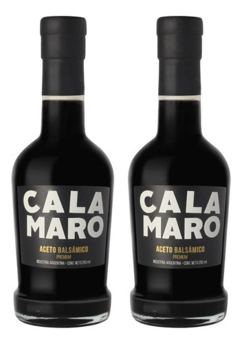 Aceto Balsámico Calamaro Gourmet Cremoso Premium X2u X250ml 0