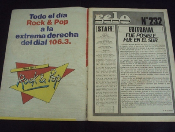 Revista Pelo # 232 - Tapa Yes En Argentina 1 Revista Pelo # 232 - Tapa Yes En Argentina 1