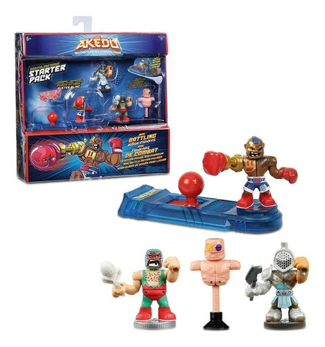 Akedo Ultimate Arcade Warriors Starter Pack Figuras 0