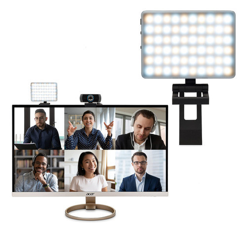Humancentric Kit De Iluminacin De Videoconferencias, Luz De 0
