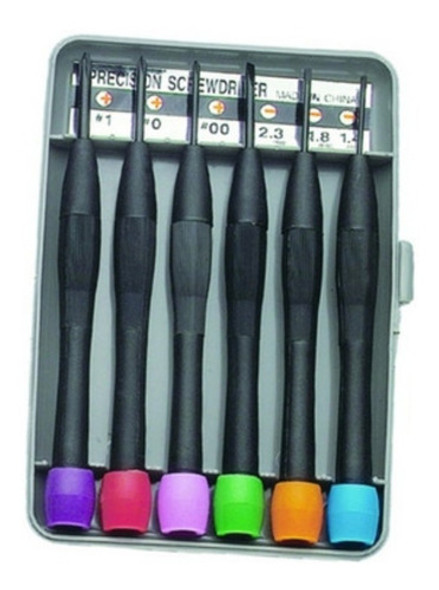 Juego Destornilladores Precisión Philips Planos X 6 Unid 0 Juego Destornilladores Precisión Philips Planos X 6 Unid 0
