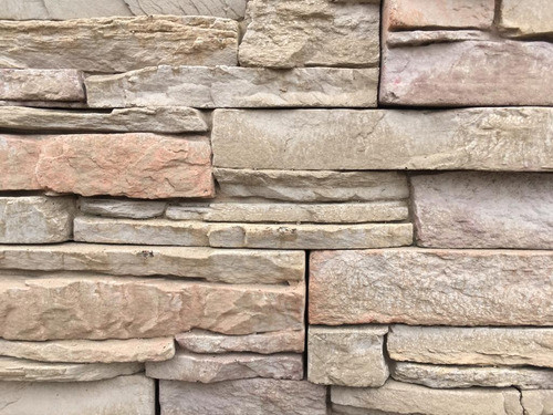 Revestimiento Pared Simil Piedra Ecostone Andes Crema Oxidad 0