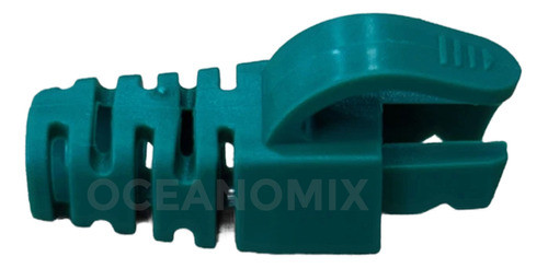 100 Pçs Capa Snap In De Borracha Plug Rj45 Utp Verde 1