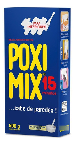 Poximix Reparador De Grietas Interiores 500grs Sibaco 0