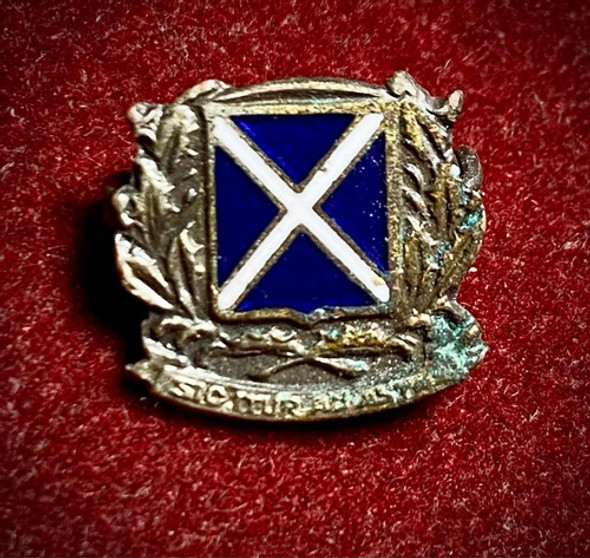 Antiguo Pin Prendedor Escocia Bandera 0