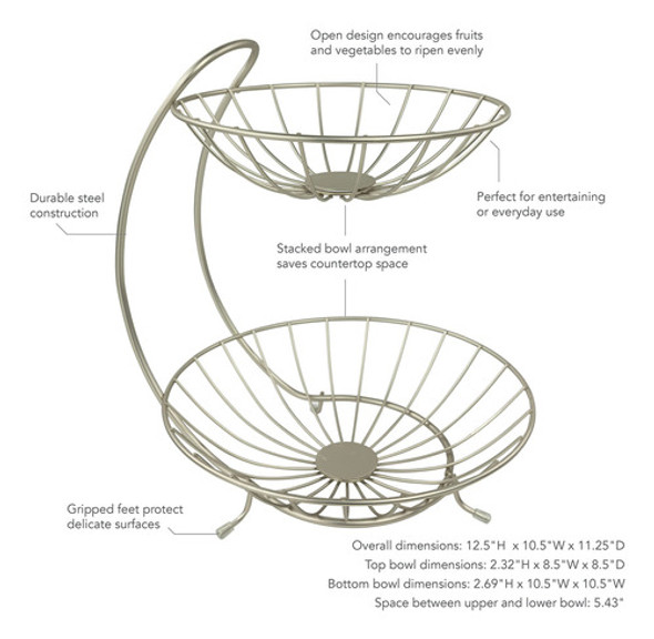Espectro Diversificado - Canasto Yumi Para Fruta De Dos Nive 1
