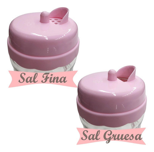 Vertedor Vidrio Sal Fina Y Gruesa D+m Bazar 1