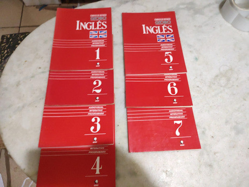 Curso De Idiomas Globo Inglês Vol 1 2 3 4 5 6 7 0