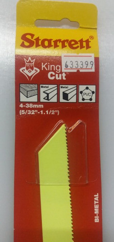 Hoja Para Sierra Sable Mad.-metal Starrett Br91014 Herracor 1