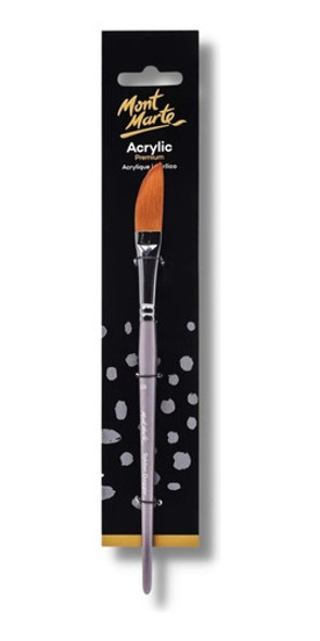 Pincel Profesional Para Acrilico Mont Marte Daga Nº5/8 0