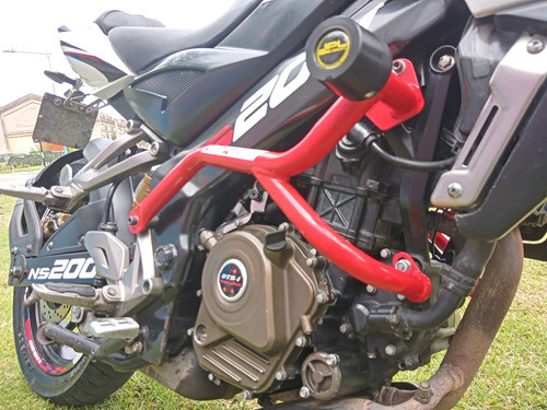 Defensa Lateral+sliders Jpl model Street Bajaj Rouser Ns 200 1