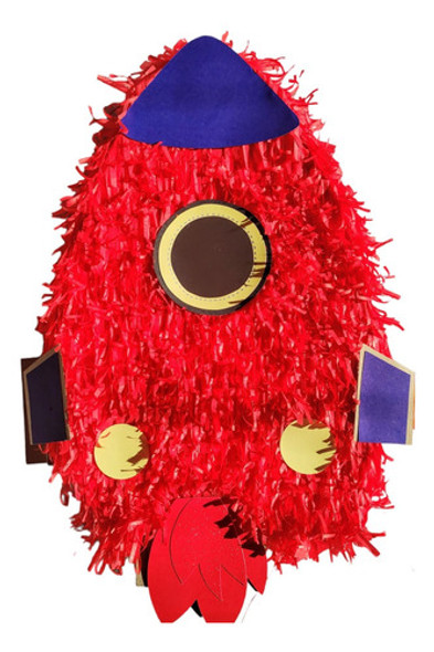 Piñata Artesanal Cohete Espacio Planetas 0