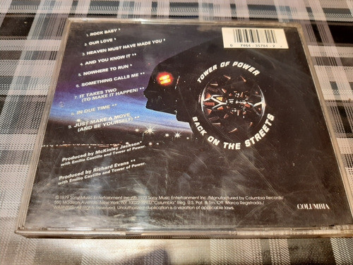 Tower Of Power - Back On The Streets - Cd Original Importado 1
