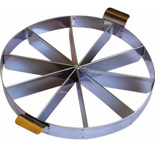 Cortador Marcador De Tortas Bolos Pudins 14 Pedaços Inox 0