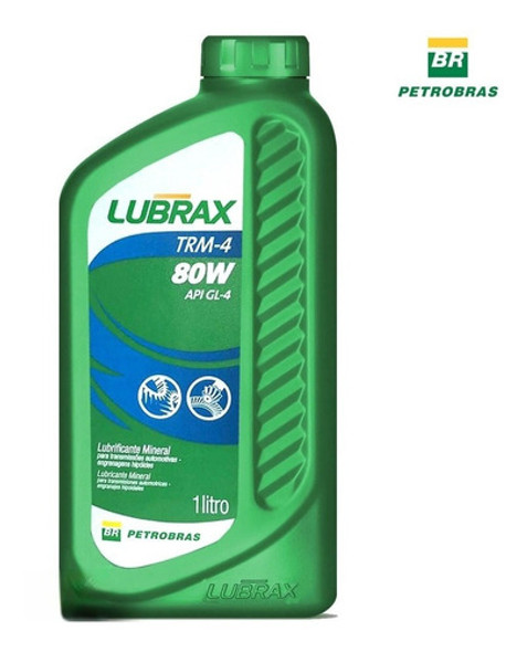 Kit 4 Lt Óleo Lubricante Cambio Lubrax Trm4 80w Gl4 Manual 1