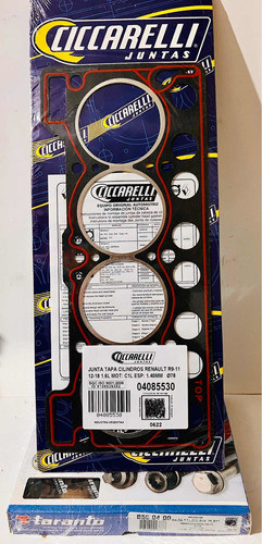 Junta Tapa De Cilindros Renault 9,11,12,18 1600cc+ Bulones 1