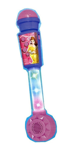 Microfono Star Disney Princesa Con Luces De Colores Art 2091 1
