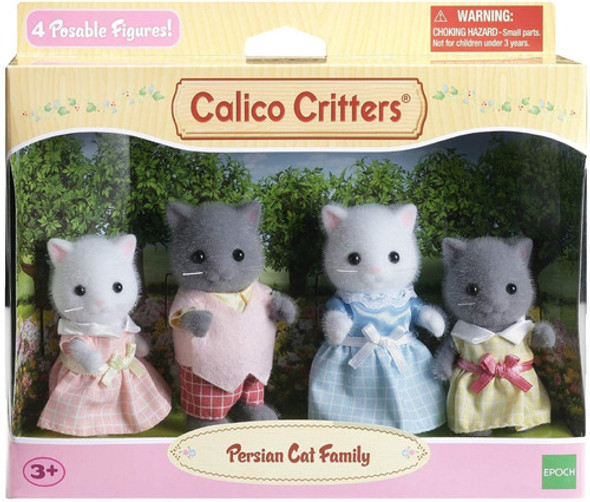 Calico Critters Sylvanian Families Persian Cat Family 1