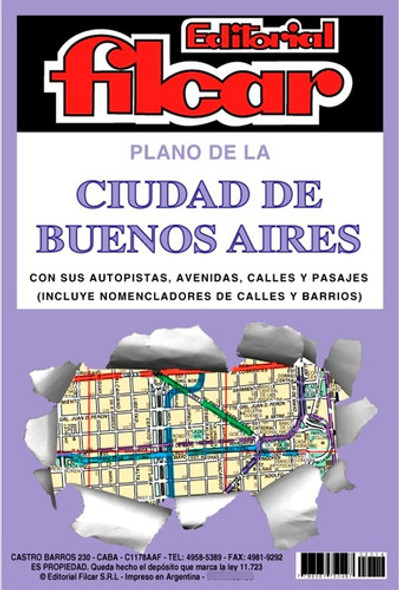 Planos Filcar Caba - La Matanza - Alrededores De Bs.as. 0 Planos Filcar Caba - La Matanza - Alrededores De Bs.as. 0