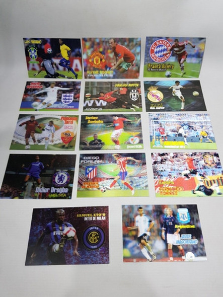 Fútbol Tarjetones Tiki 3d Sin Circular Lote X 14 Mag 57527 0