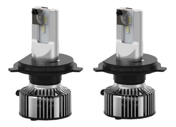 Par Lamparas H4 Led Philips Ultinon Essential 6500k Sup Cree 0