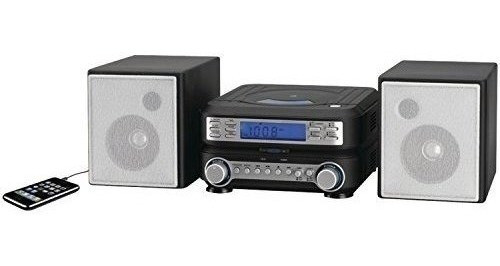 Gpx Hc221b Compact Reproductor De Cd Estereo Home Sistema De 0
