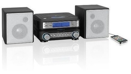Gpx Hc221b Compact Reproductor De Cd Estereo Home Sistema De 1