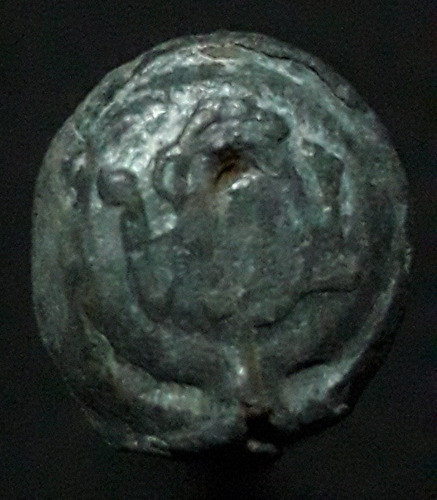 Antiguo Lacre Plomo Correo Ferrocarril Cargas Pergamino 1