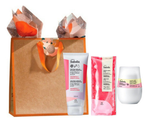 Kit #2 Tododia Frambuesa Y Pimienta Rosa Natura Veroberts 0