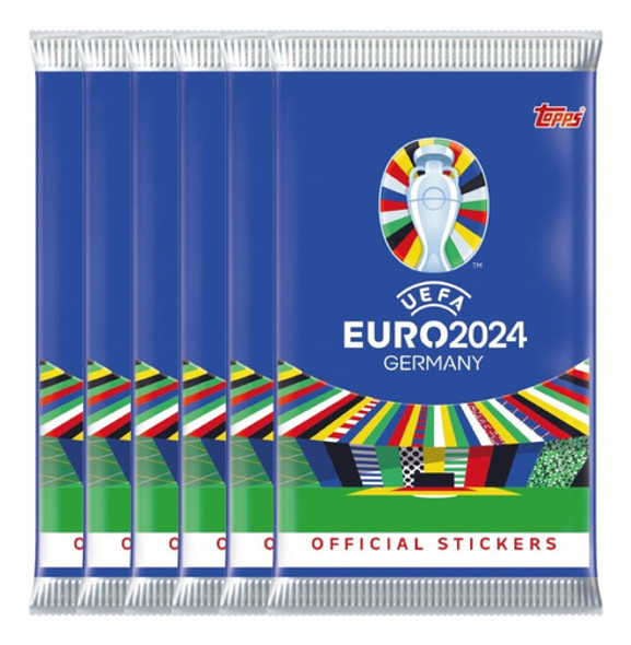 Pack C/ 80 Envelopes Euro Oficial 2024 - 480 Figurinhas 0 Pack C/ 80 Envelopes Euro Oficial 2024 - 480 Figurinhas 0