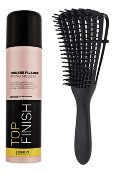 Mousse Fijador Top Finish 270gr + Cepillo Caracol 0