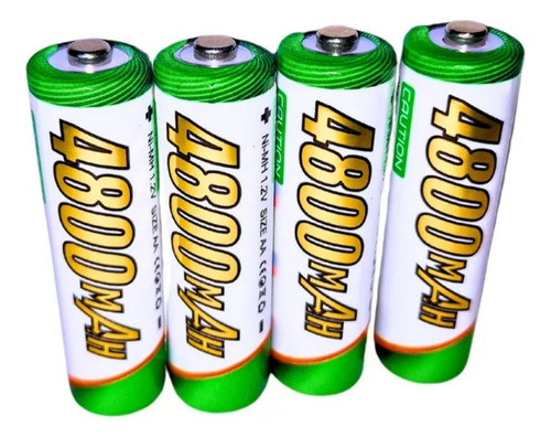 Pilas Deleex Aa Recargables Cilíndricas X4 3800 Mah 0