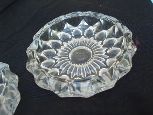 Ceniceros De Cristal 2 Diametro 12cm  (87) 1