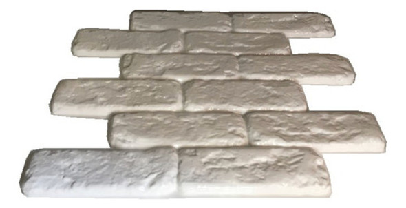 1 Forma/molde Em Abs 1mm 3d Tijolo Rústico 0