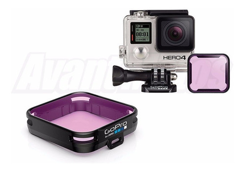 Filtro Magenta Para Buceo Gopro Std Original Avant Motos 0