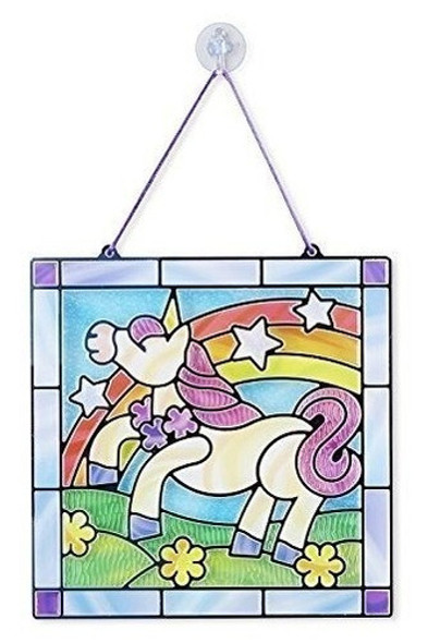 Melissa Y Doug Vitral Unicornio 0