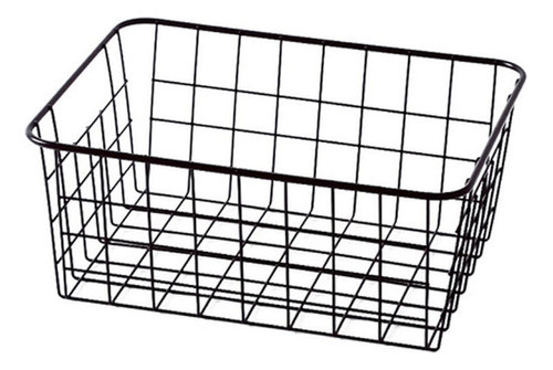 Cesta De Almacenamiento De Alambre Pequeña Y Resistente Con 0