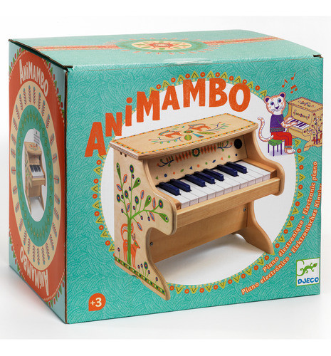 Piano Eléctrico De Madera Para Niños Djeco Juego Infantil 1