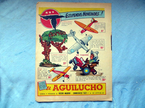 El Aguilucho Avioncitos Clipping Revista Antigua 0