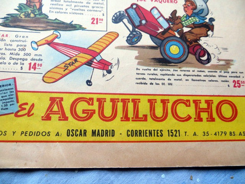 El Aguilucho Avioncitos Clipping Revista Antigua 1