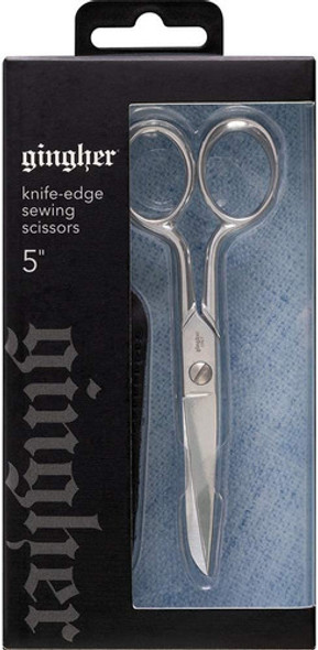 Tijera De Sastre, 5 In/plata/funda De Cuero 0