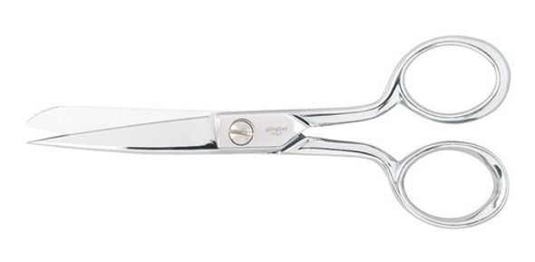 Tijera De Sastre, 5 In/plata/funda De Cuero 1