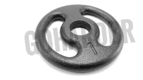 Kit Anilhas Vazada Pintada C/ 12kg Musculação 1