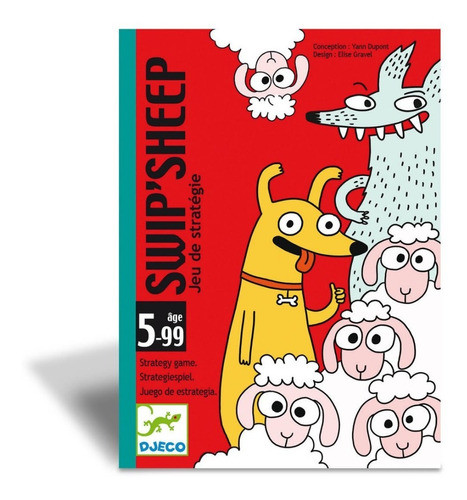 Djeco Cartas Swip'sheep Juego De Estrategia 5+ 0