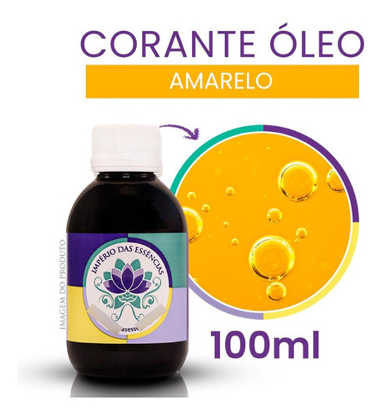 Corante Oleo Amarelo (100ml) 1 Corante Oleo Amarelo (100ml) 1